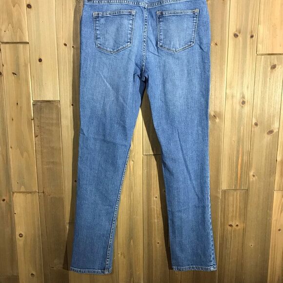 Gap Kids Factory Girls Denim Jeansn Overalls Size  14 - Picture 9 of 16